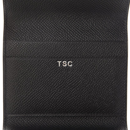 Hermes Epsom Clic Mini Card Holder Black 7 of 7