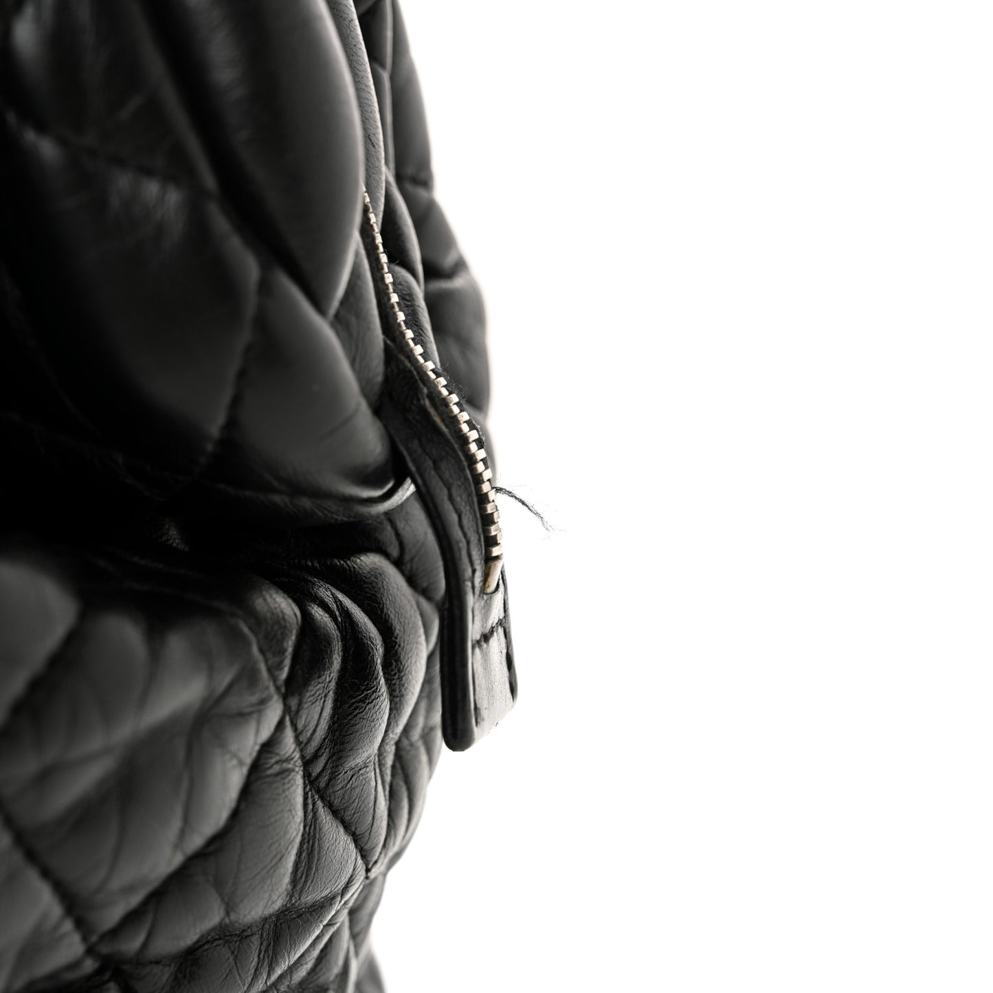 Lambskin Coco Cocoon Bowler Black