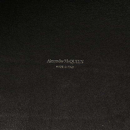Alexander McQueen Calfskin Denim Large The Bow Bag Blue Black 8 of 11