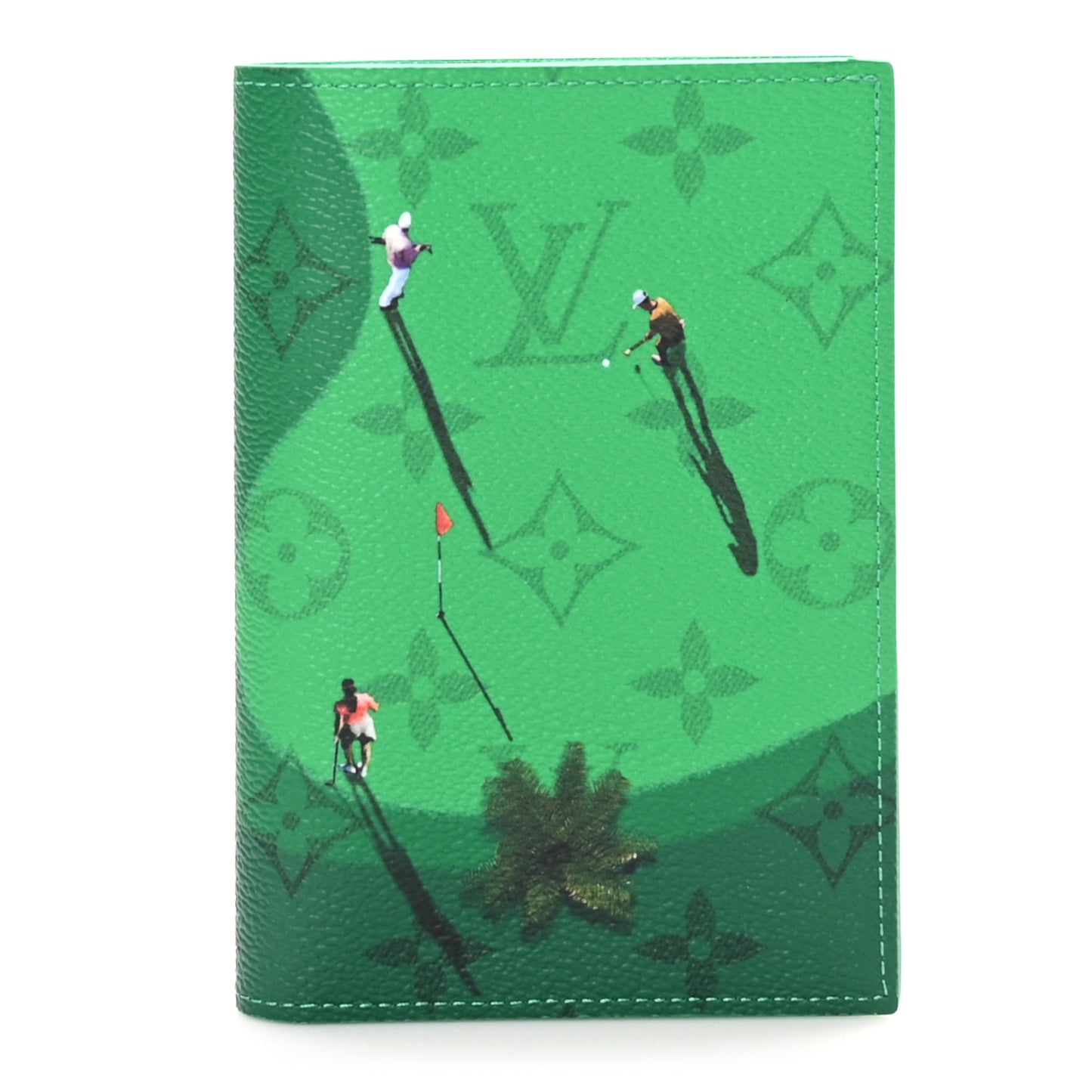 Monogram Golf Passport Cover Golf Green
