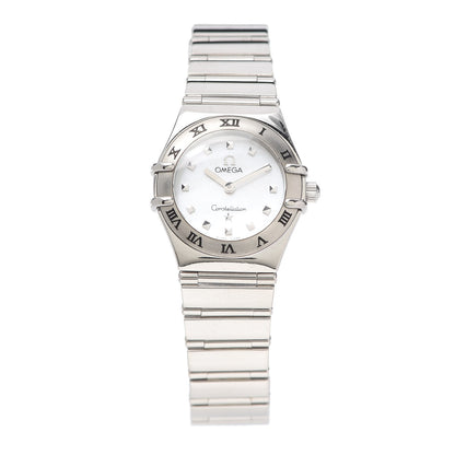 Omega Stainless Steel Mother of Pearl 22mm Constellation My Choice Quartz Watch 795.1243 1 of 6