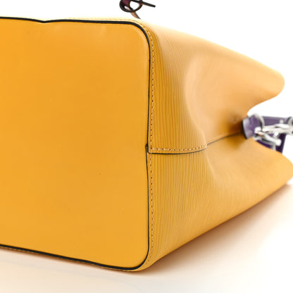 Louis Vuitton Epi NeoNoe MM Citron Violet 7 of 8