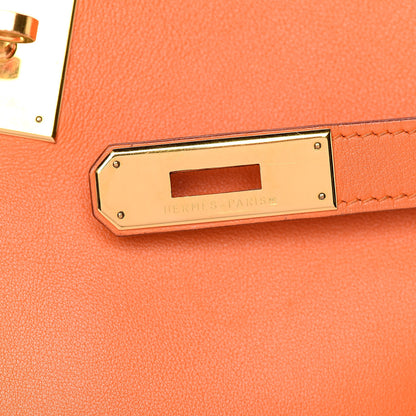 Hermes Swift Kelly Retourne 32 Orange 16 of 38