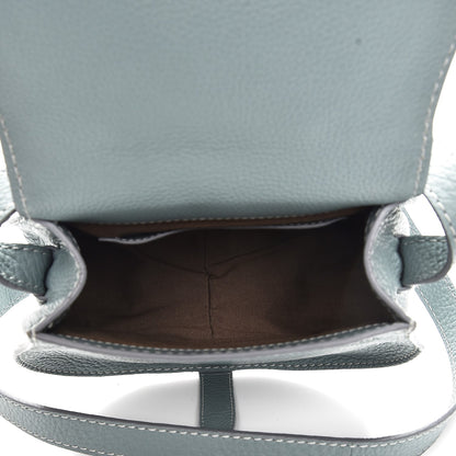 Chloe Calfskin Mini Marcie Round Crossbody Bag Cloudy Blue 5 of 7