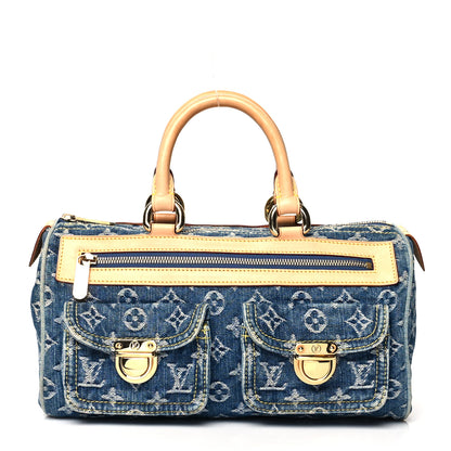 Louis Vuitton Monogram Denim Neo Speedy Blue 1 of 14