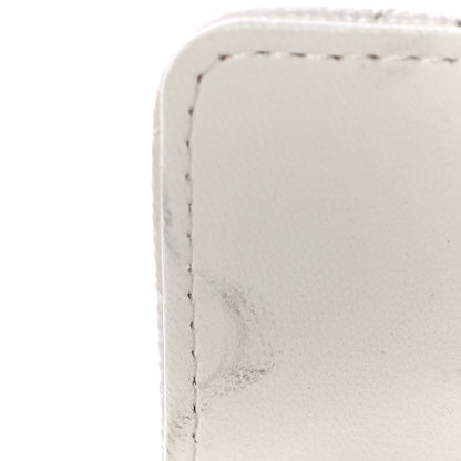 Chanel Caviar Quilted Belt Bag With Charms On Chain White 12 of 13
