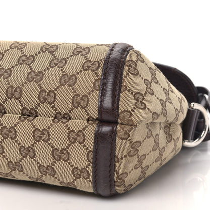 Gucci Monogram Medium Techno Horsebit Shoulder Flap Bag Dark Brown 9 of 9