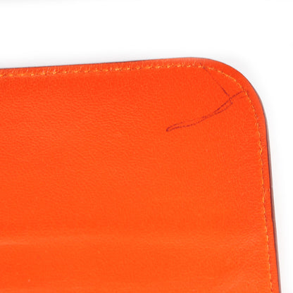 Hermes Veau Evercolor Dogon Recto Verso Wallet Orange 6 of 8