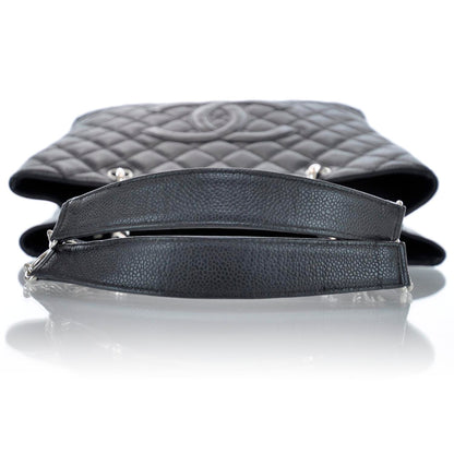 Chanel Caviar Quilted Grand Shopping Tote GST Black 4 of 14