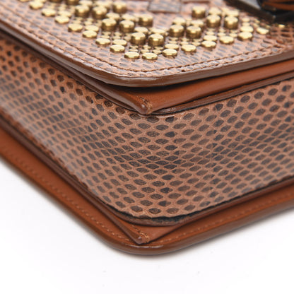 Bottega Veneta Ayers Intrecciato Studded Small Runway Shoulder Bag Brown 7 of 9