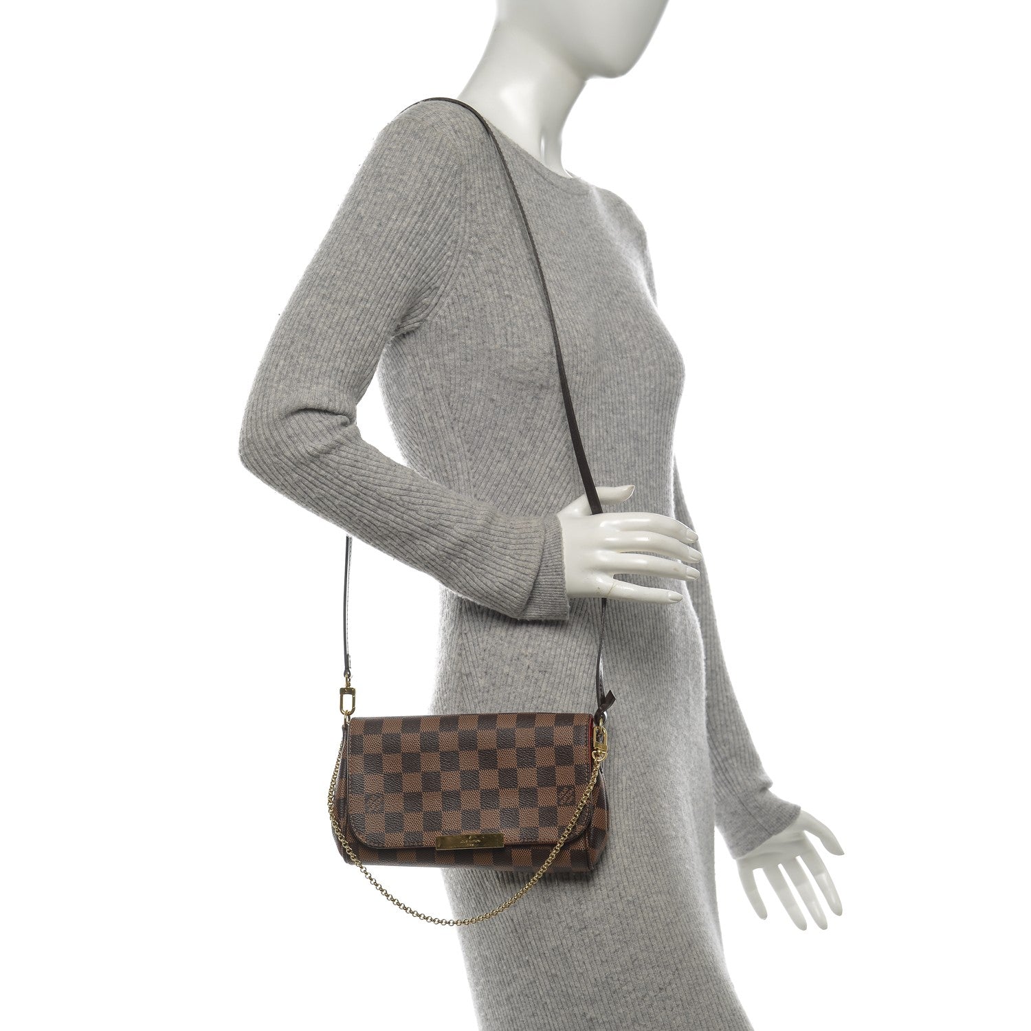 Louis Vuitton Damier Ebene Favorite PM 2 of 8