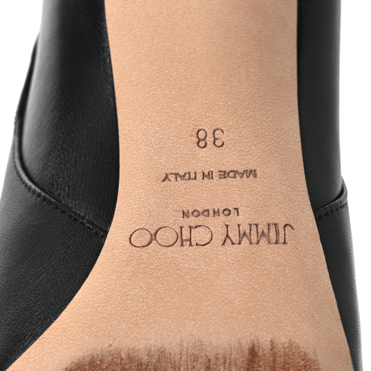 Jimmy Choo Nappa Calfskin Cacia 85 Ankle Boots 38 Black 8 of 13