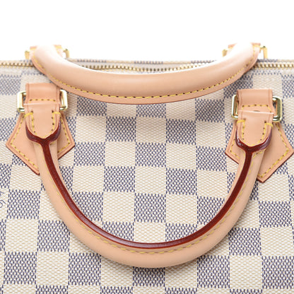 Louis Vuitton Damier Azur Speedy Bandouliere 30 11 of 12