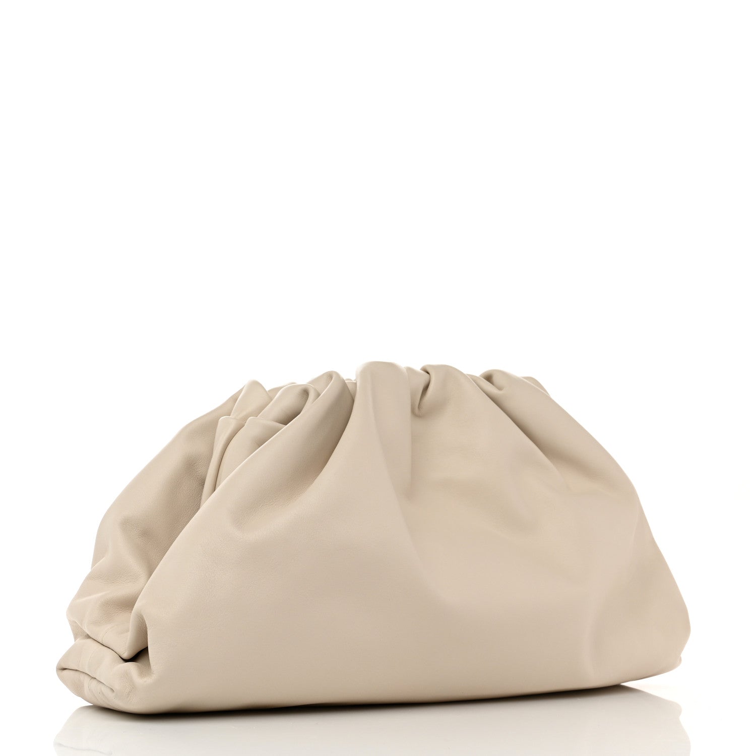 Bottega Veneta Smooth Butter Calf The Pouch Oversized Clutch Plaster 3 of 9