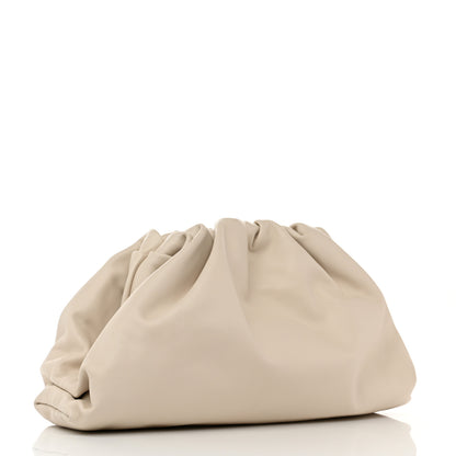 Bottega Veneta Smooth Butter Calf The Pouch Oversized Clutch Plaster 3 of 9