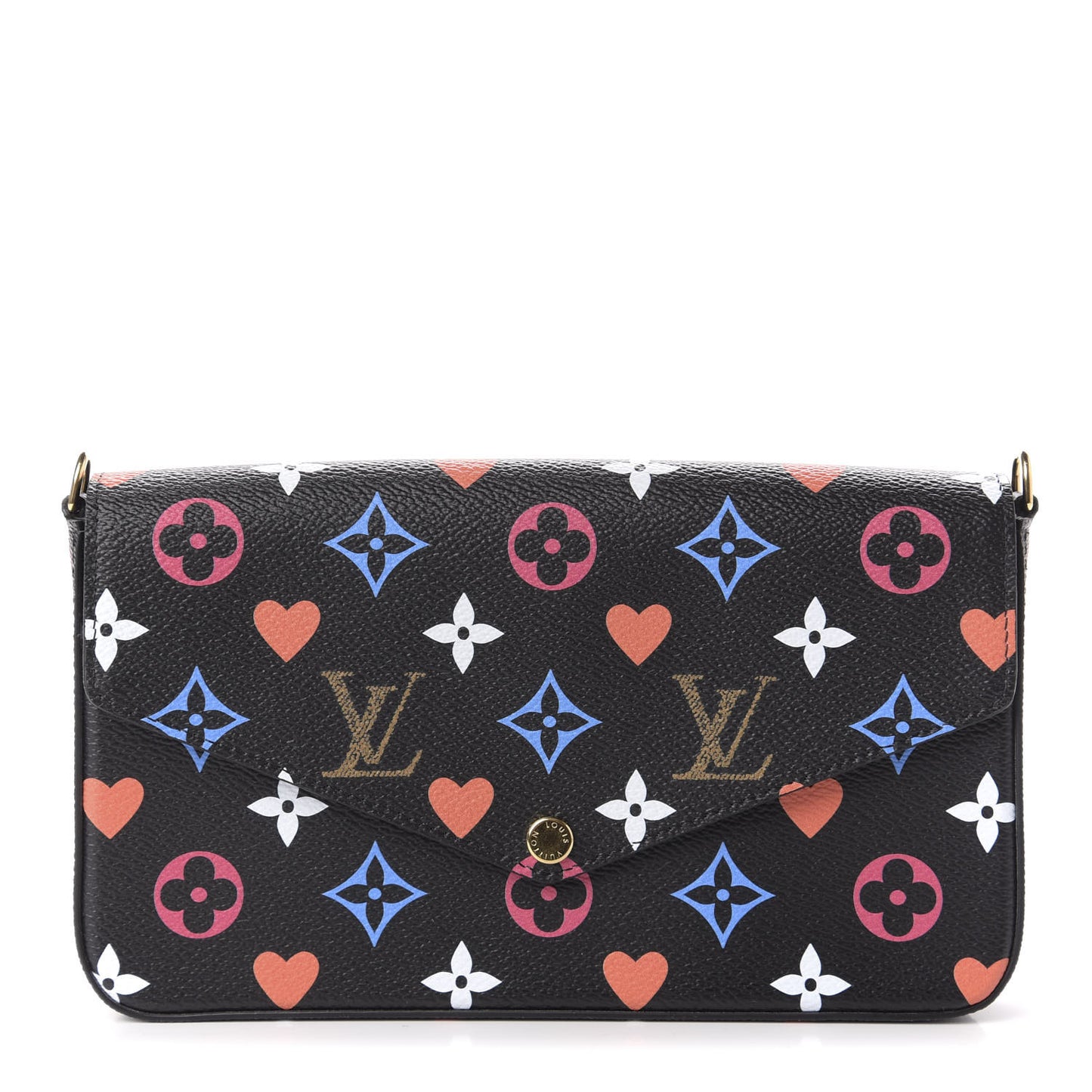 Game On Felicie Chain Wallet Black