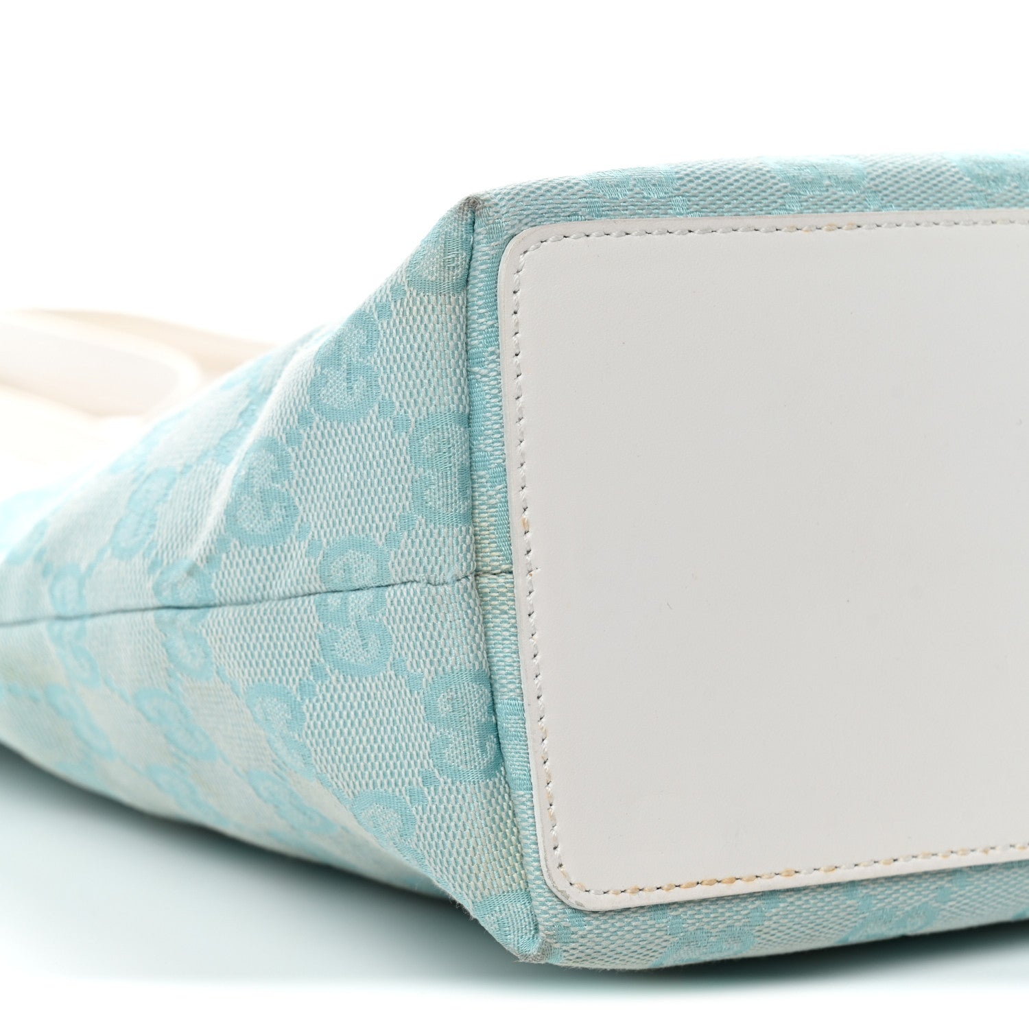 Gucci Monogram Small Bucket Tote Turquoise 9 of 18