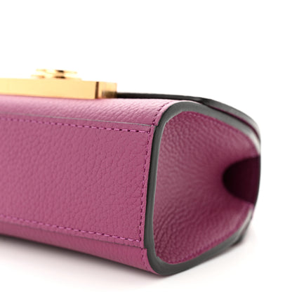 Moynat Taurillon Blush Rejane Nano Eggplant 10 of 12