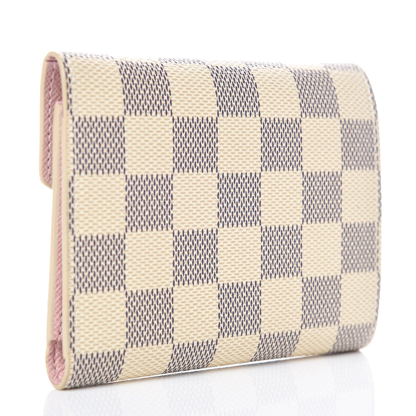 Damier Azur Victorine Wallet Rose Ballerine