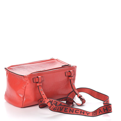 Givenchy Patent Lambskin 4G Mini Pandora Pop Red 3 of 8