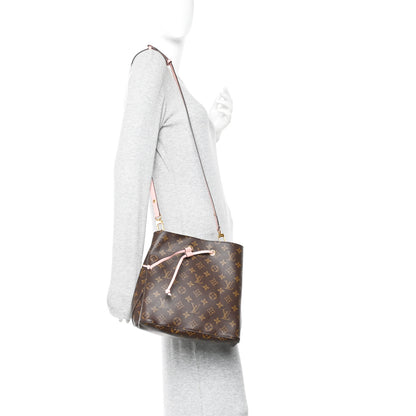 Louis Vuitton Monogram Neonoe MM Rose Poudre 2 of 13
