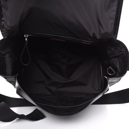 Valentino Garavani Shiny Canvas VLTN Medium Messenger Bag Black 5 of 8