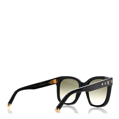 Louis Vuitton Acetate My Monogram Cat Eye Sunglasses Z1729W Black 4 of 6