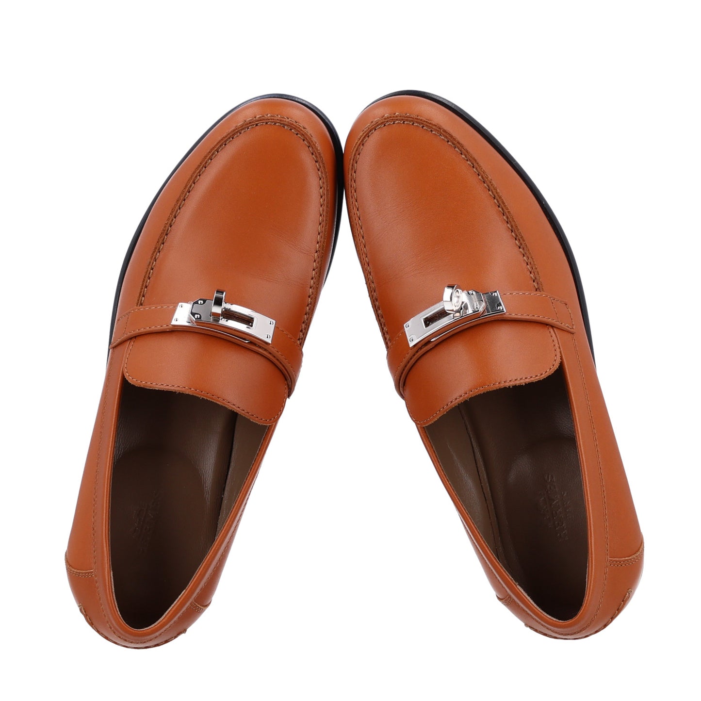 Calfskin Womens Destin Loafer 36 Naturel