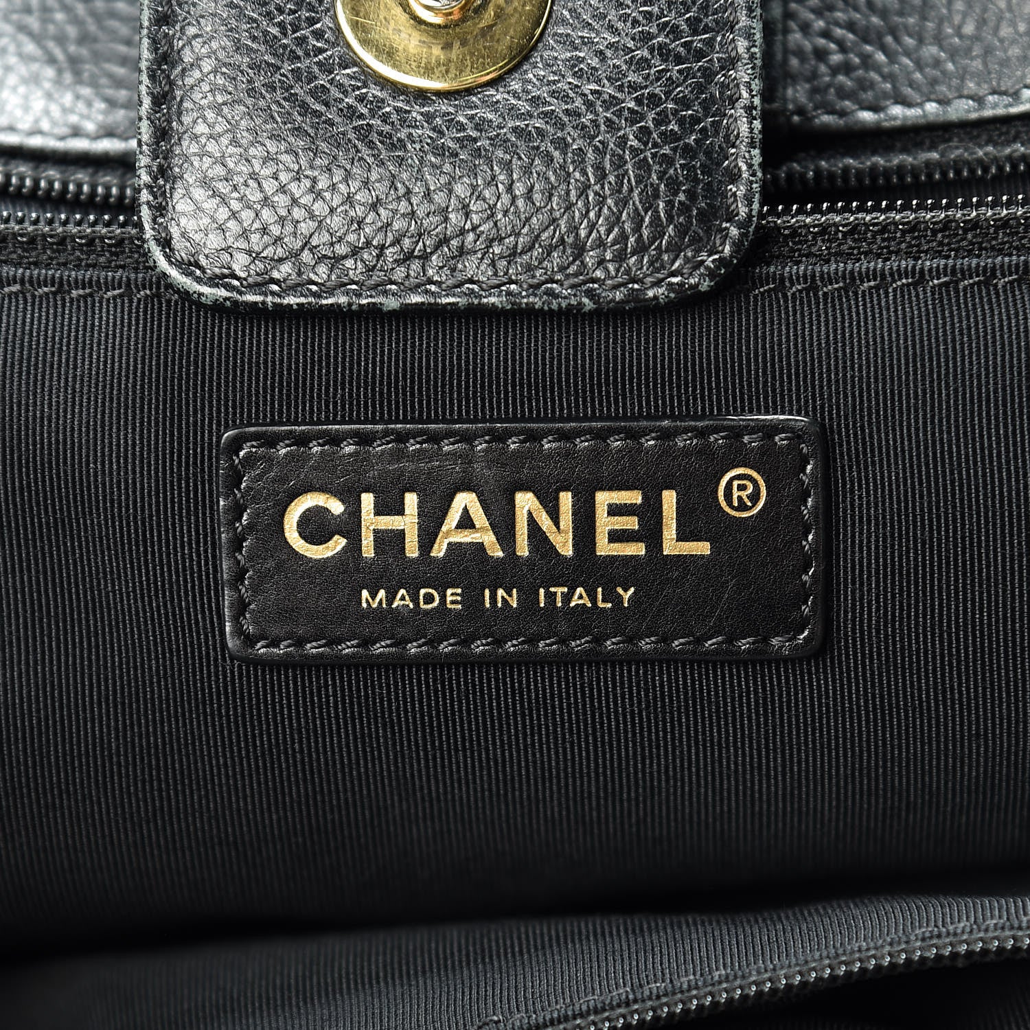 Chanel Calfskin Tall Cerf Tote Black 6 of 32