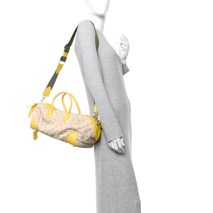 Louis Vuitton Monogram Denim Speedy Round Yellow 2 of 11
