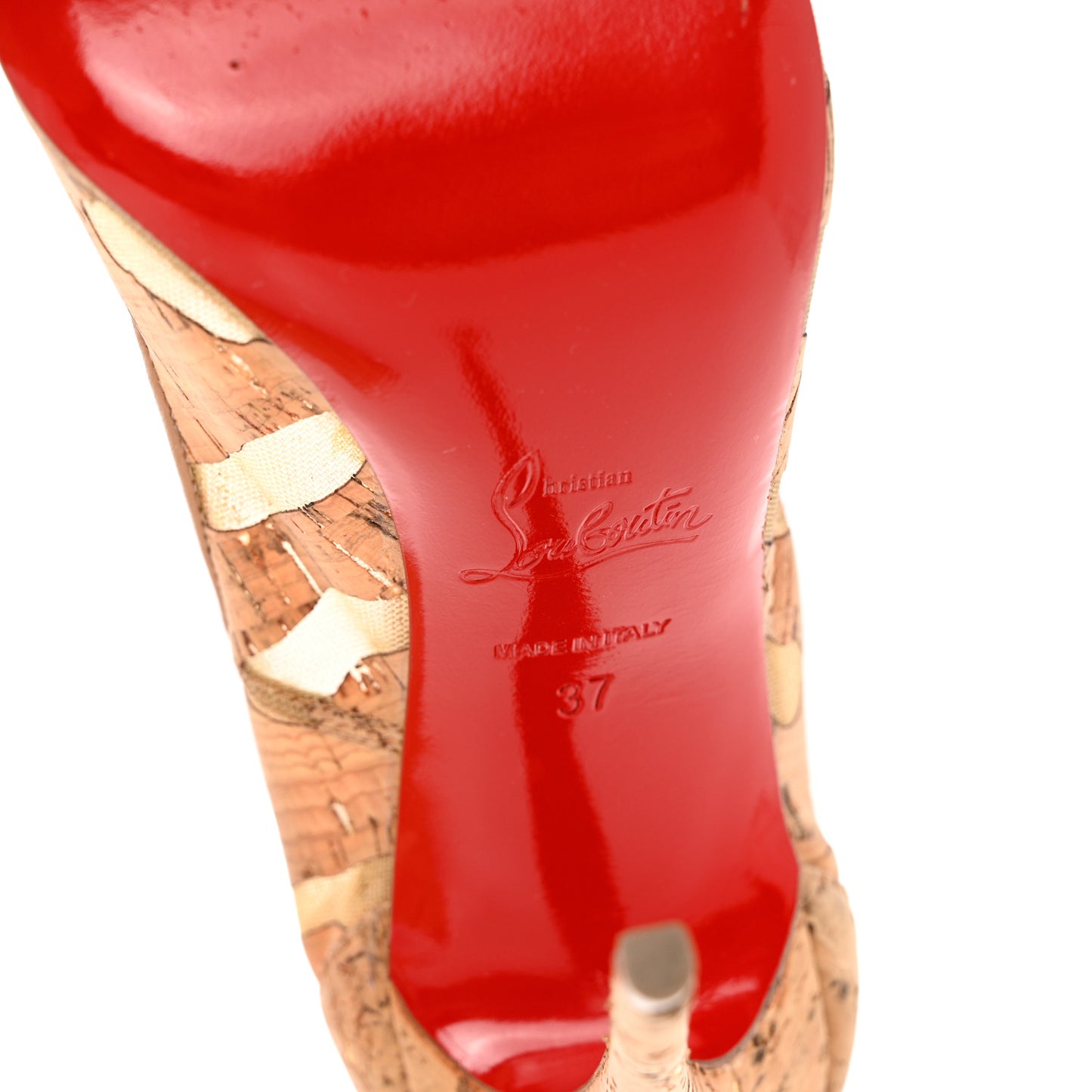 So Kate 120 Cork Devore Pumps 37 Noisette