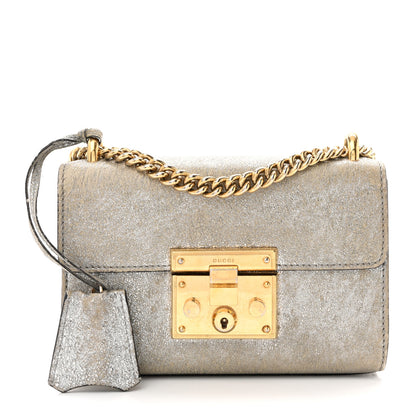 Gucci Galassia Small Padlock Shoulder Bag Platino 1 of 15