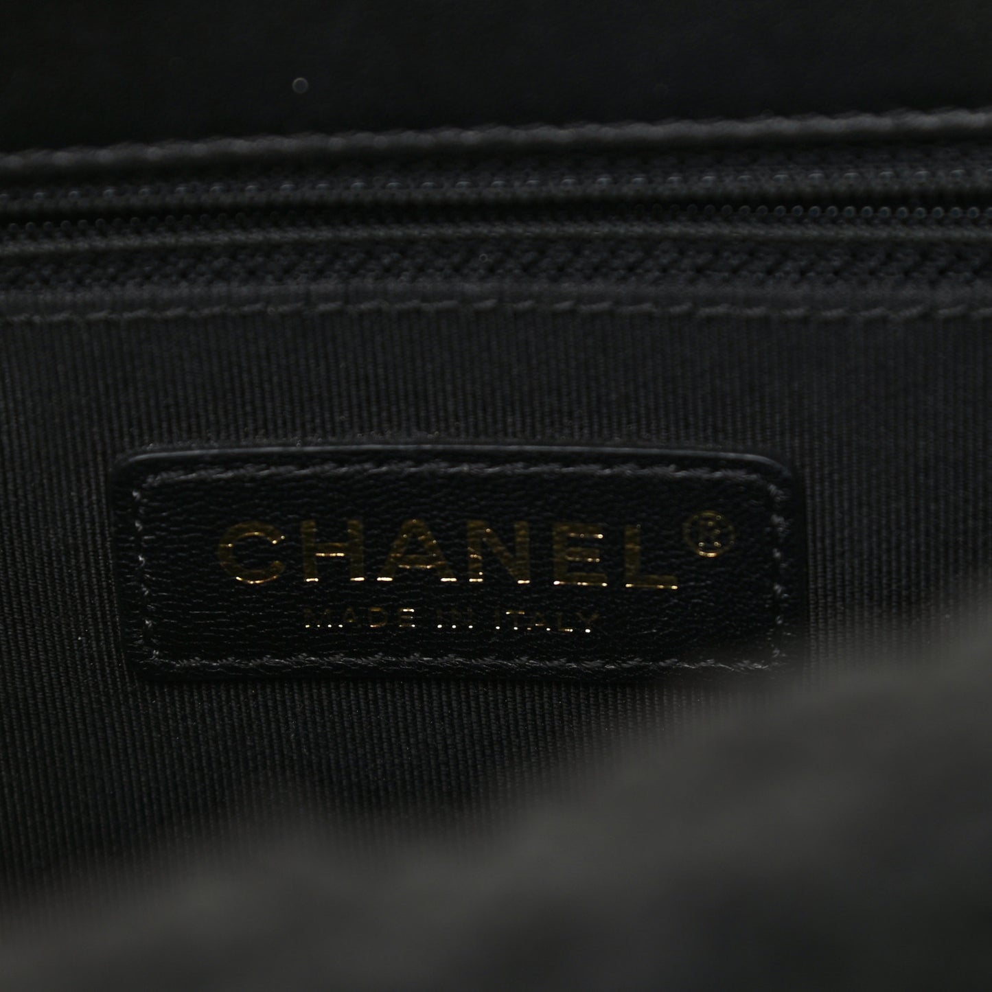 Shearling Lambskin Medium Coco Handle Flap Black