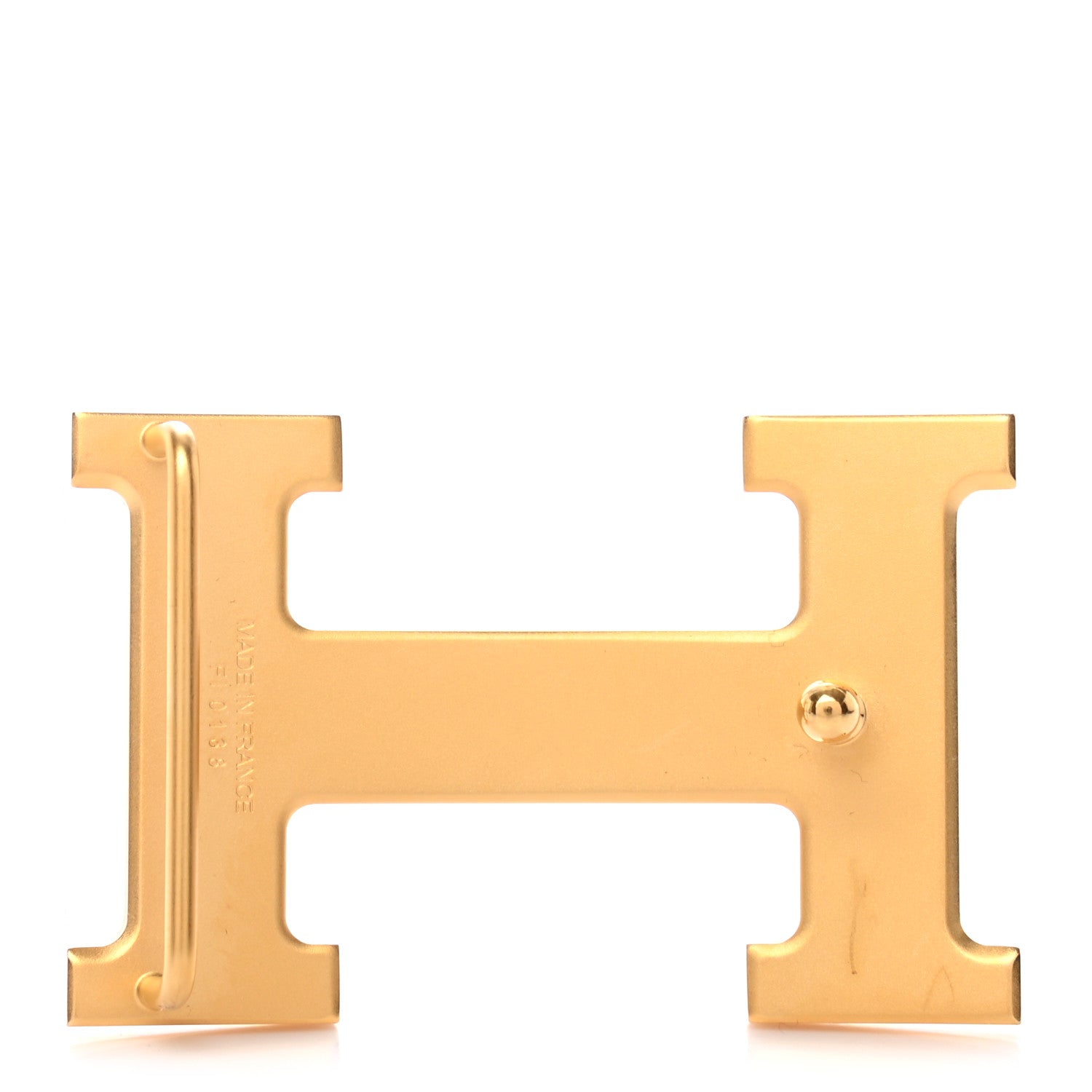 Hermes Polished 32mm H Belt Buckle Gold 2 of 5