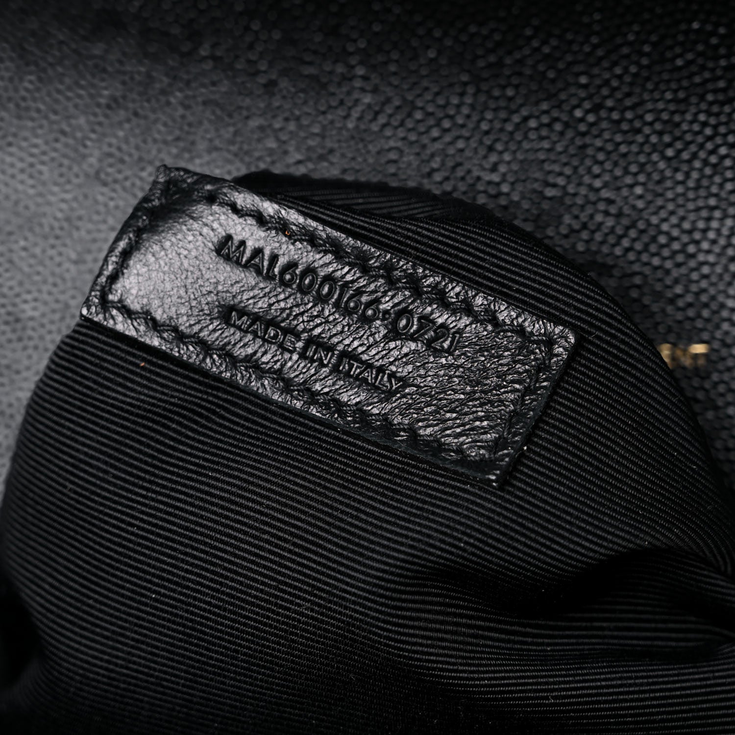 Saint Laurent Grain De Poudre Textured Mixed Matelasse Large Triquilt Monogram Satchel Black 8 of 10