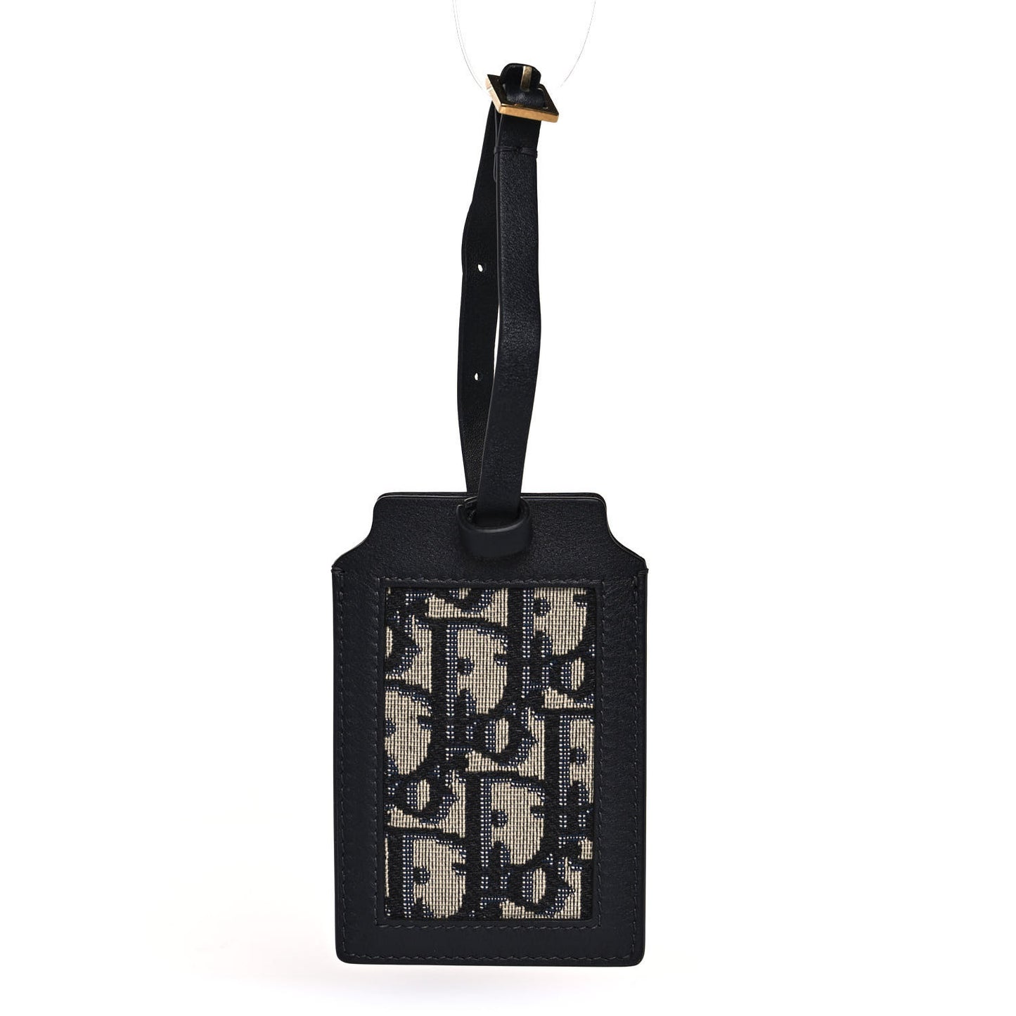 Oblique Luggage Tag Navy Blue