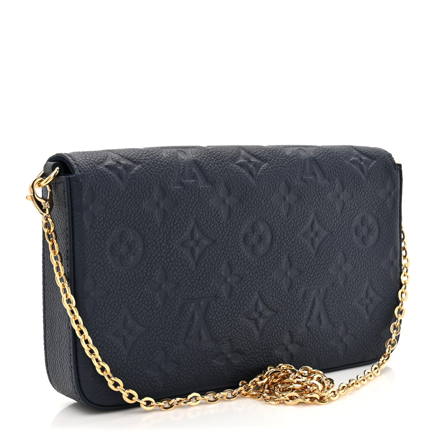 Empreinte Pochette Felicie Chain Wallet Navy