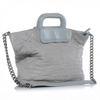 Chanel Iridescent Calfskin In The Mix Shopping Tote Grey 3 of 7