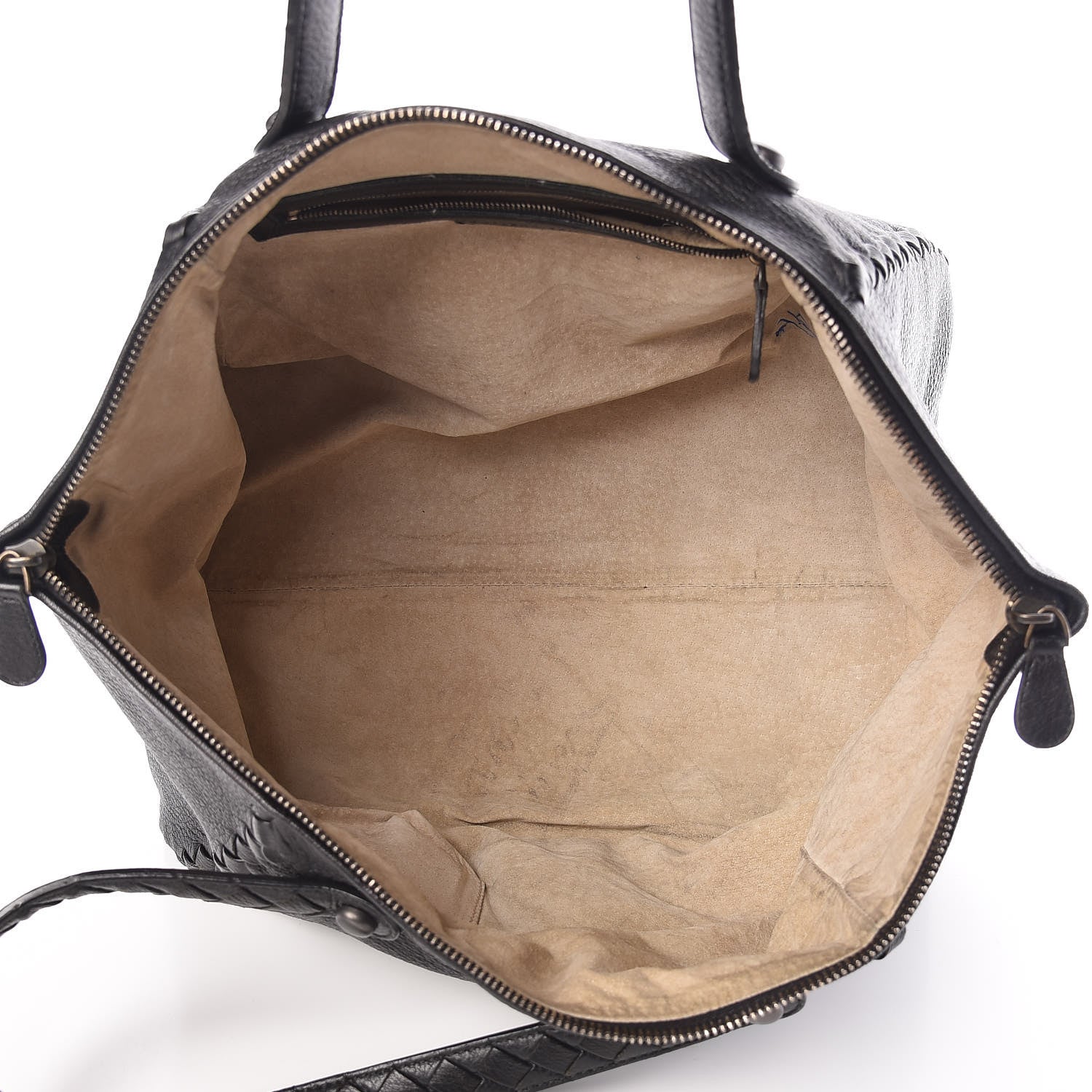 Bottega Veneta Cervo Intrecciato Tote Black 5 of 15