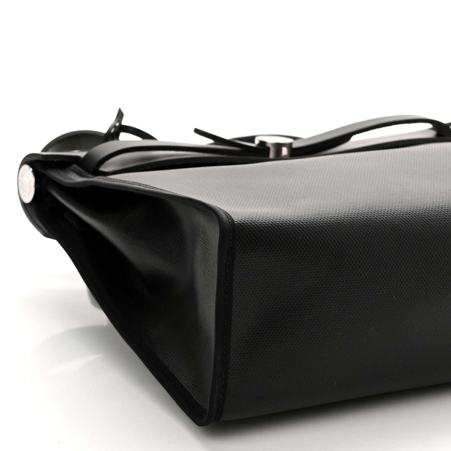 Hermes Toile H Berline Vache Hunter Herbag Zip PM 31 Black Ecru 5 of 11