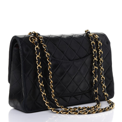 Chanel Lambskin Quilted Medium Double Flap Black 2 of 4