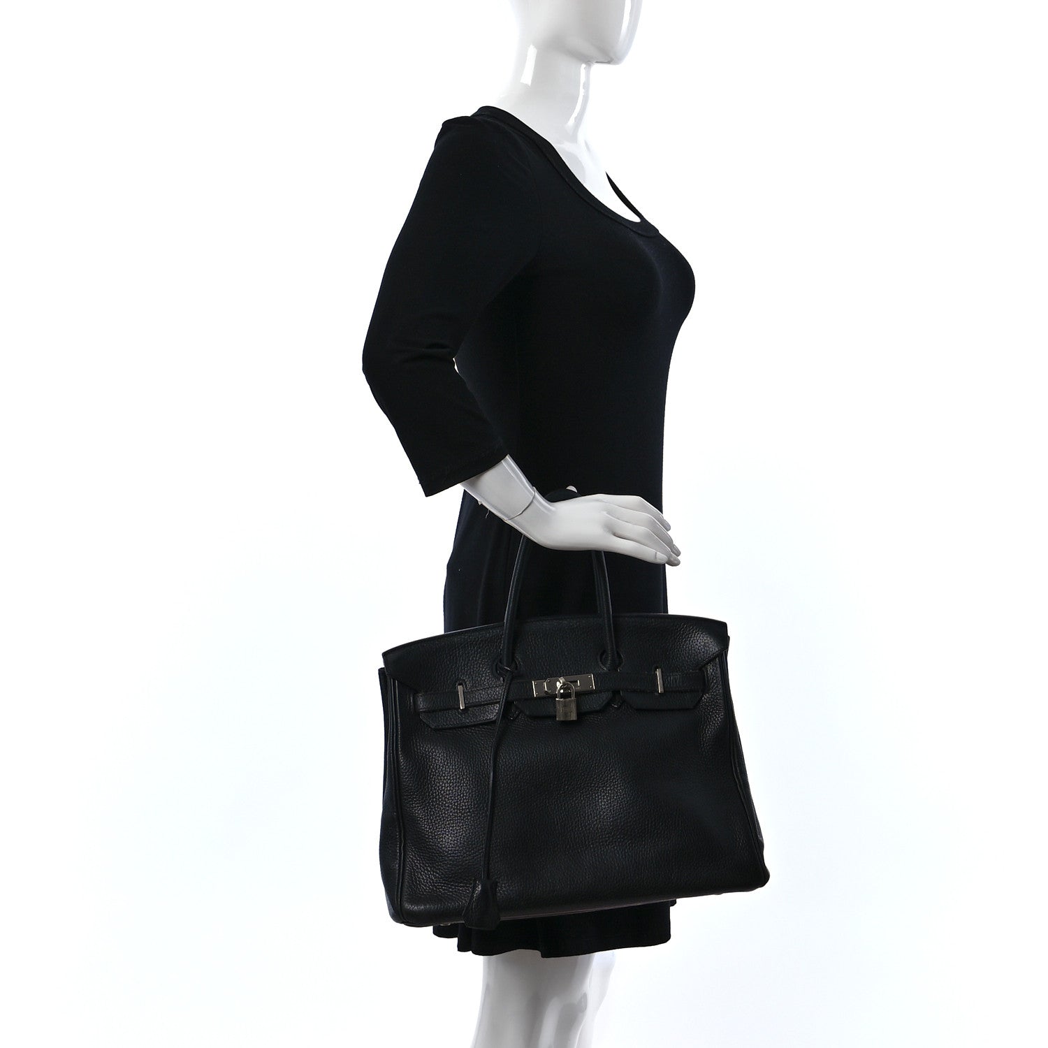 Hermes Fjord Birkin 35 Black 2 of 11