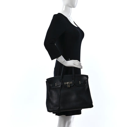 Hermes Fjord Birkin 35 Black 2 of 11