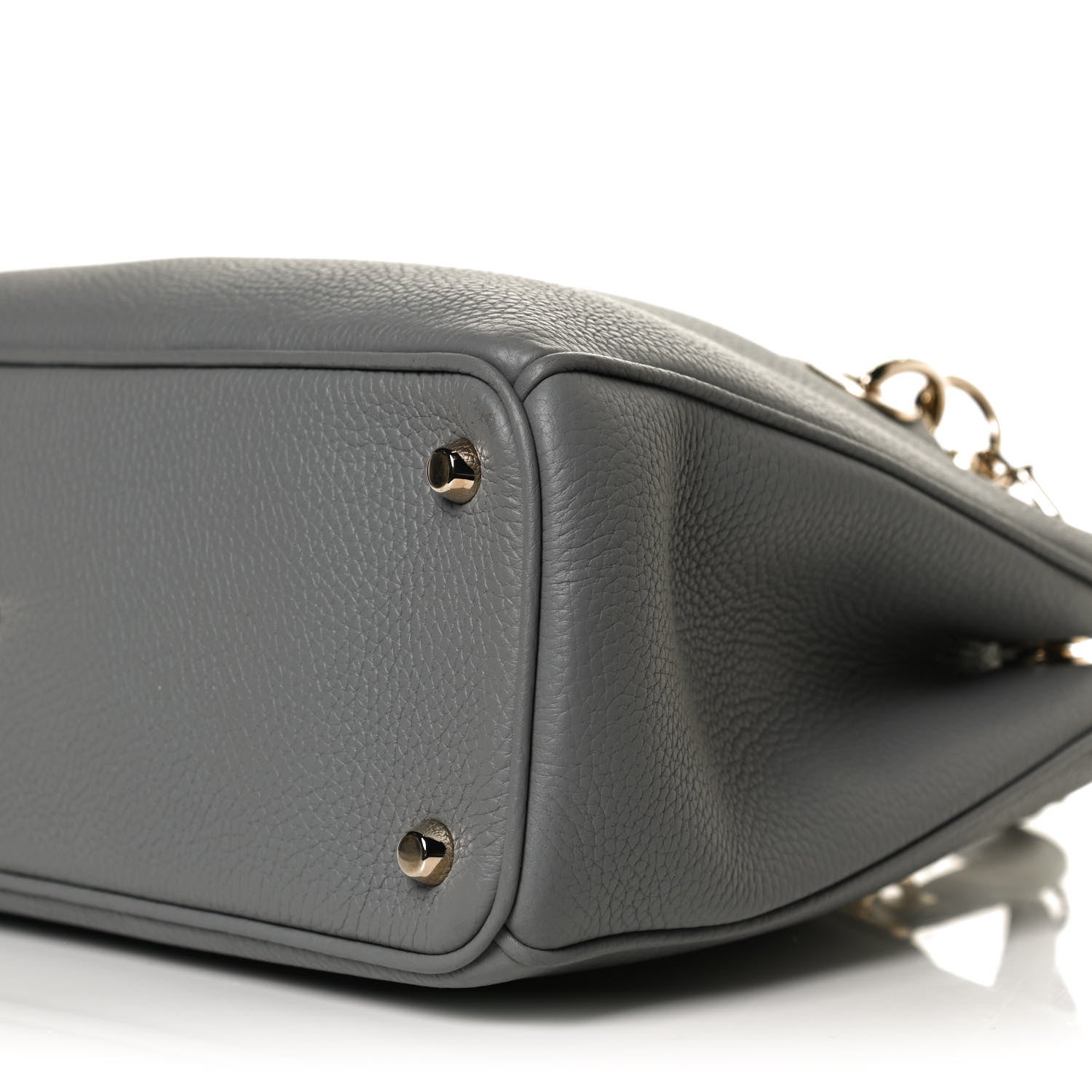 Christian Dior Bullcalf Medium Diorissimo Tote Gris 10 of 12