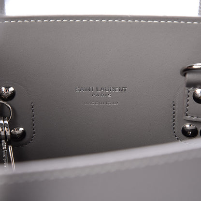 Saint Laurent Grained Calfskin Topstich Baby Sac De Jour Fog 7 of 7