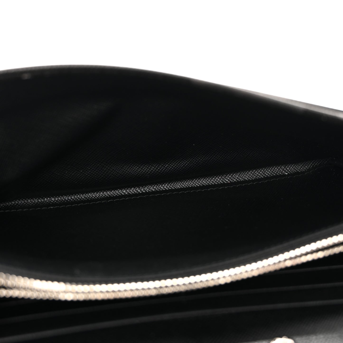Saffiano Print Metal Oro Chain Wallet Marmo Dis Camouflage
