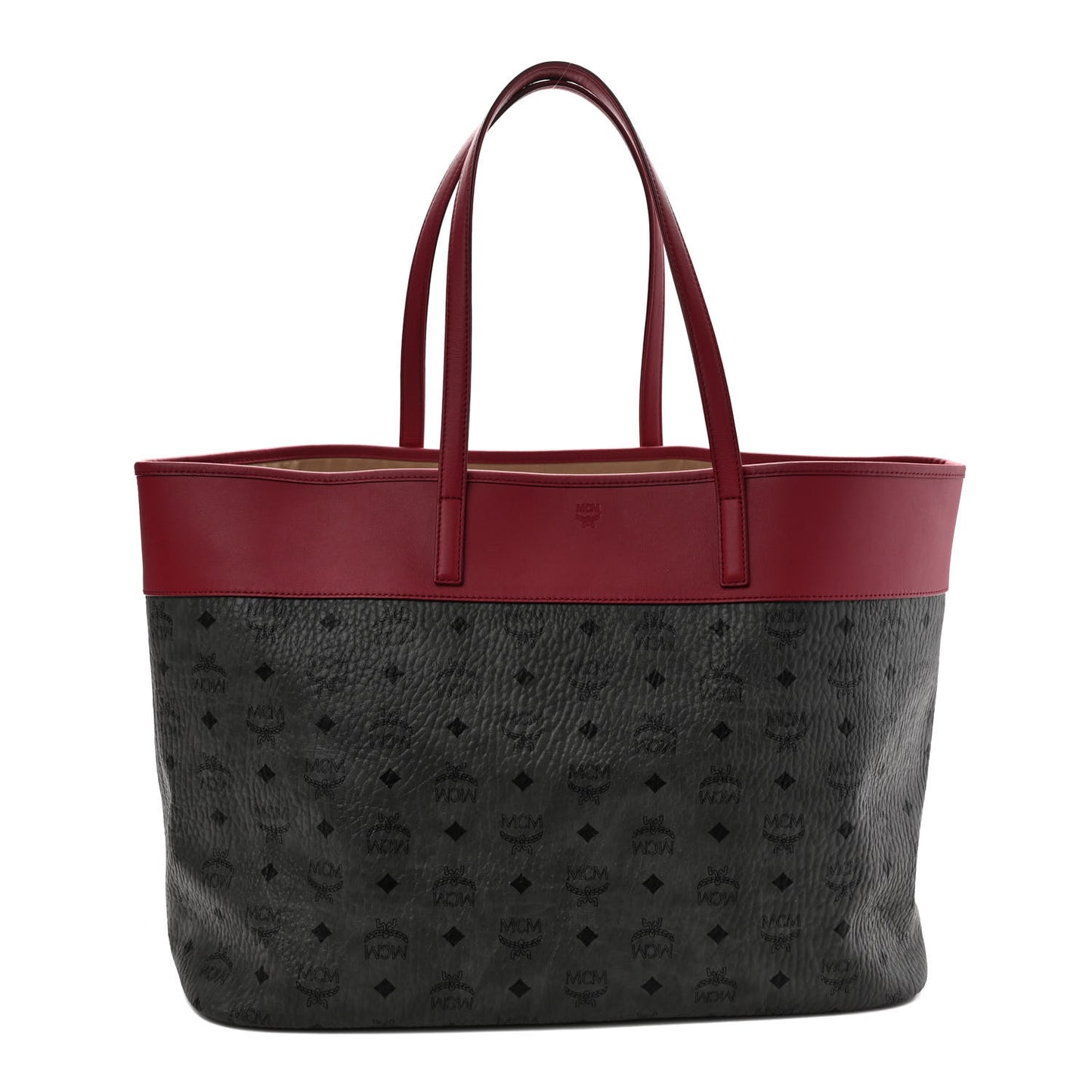 Visetos Large Anya Shopper Tote Phantom Grey Red