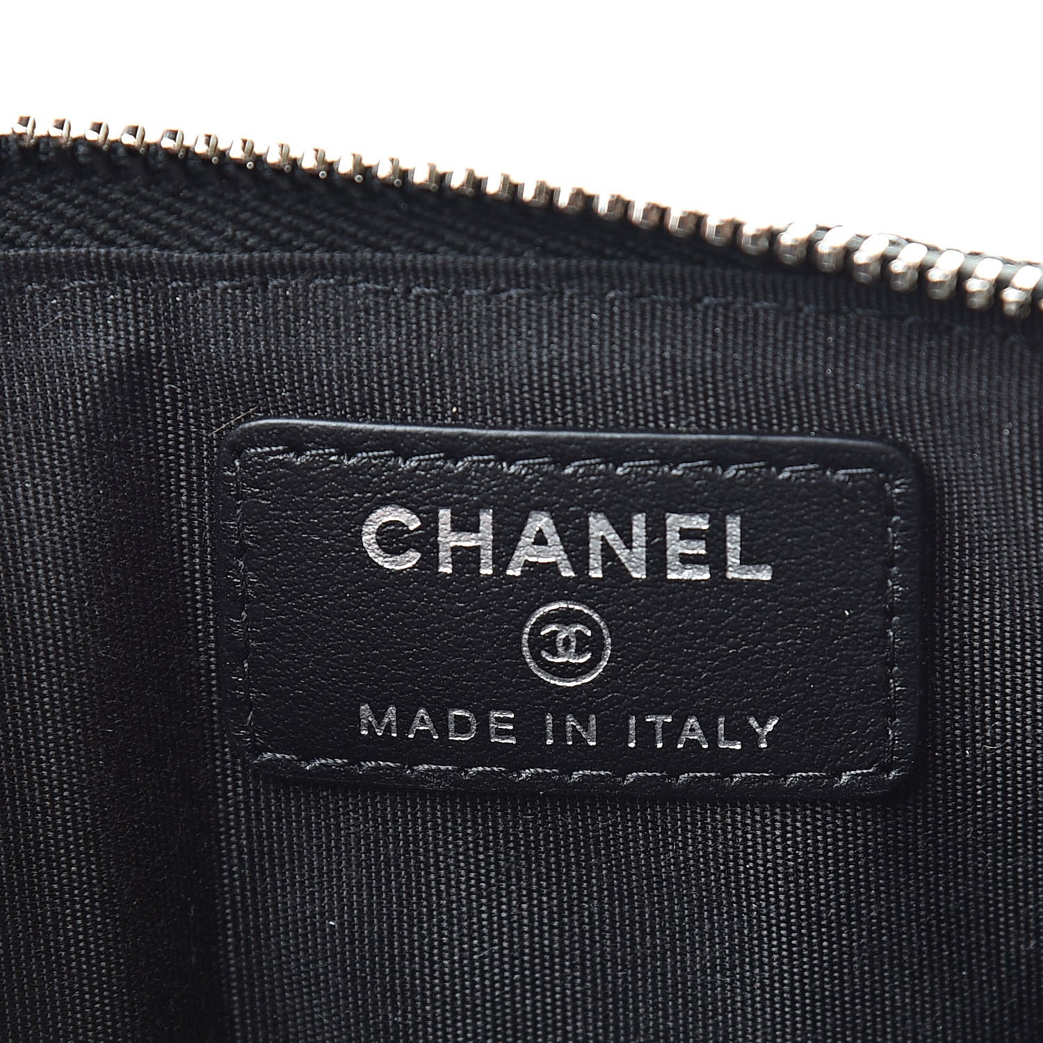 Chanel Caviar Quilted Classic Flat Wallet Pouch Black 6 of 8