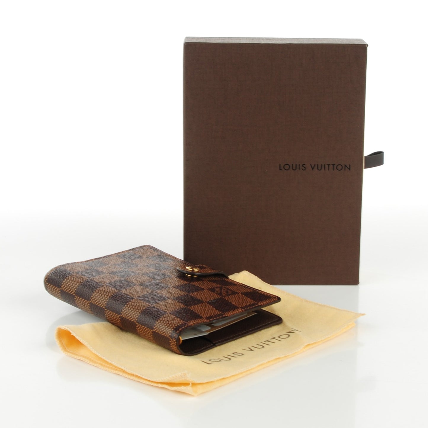 Damier Ebene Small Ring Agenda Cover