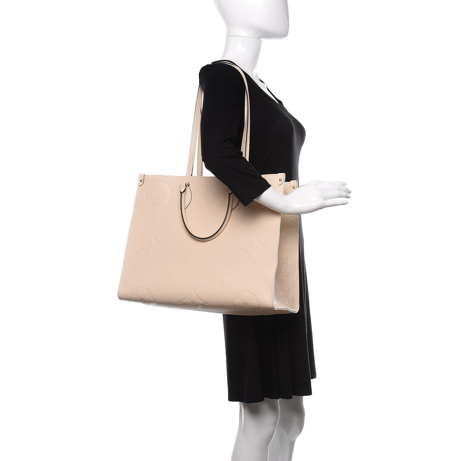 Louis Vuitton Empreinte Monogram Giant Onthego GM Creme 2 of 11